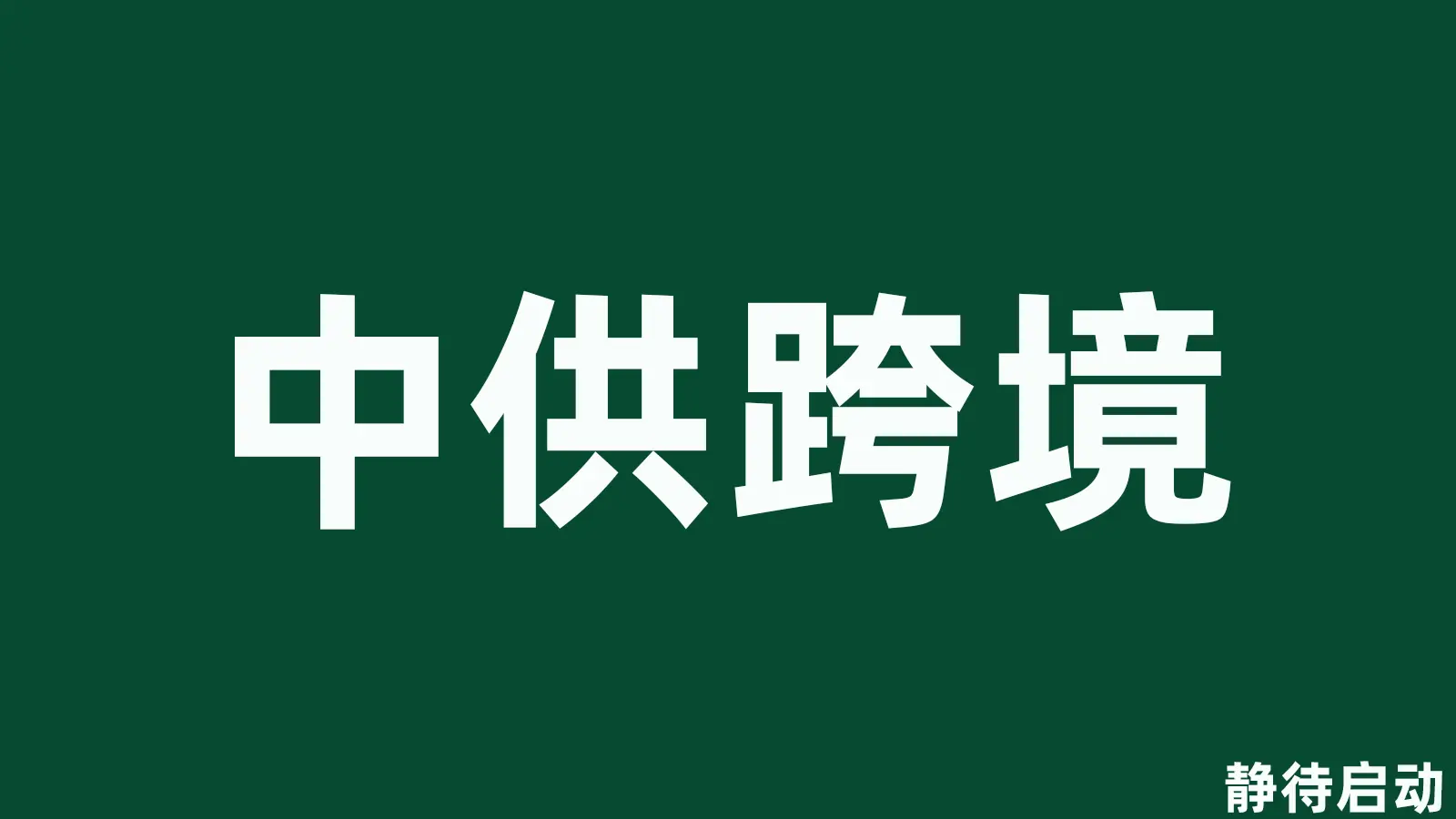 中供跨境品牌形象